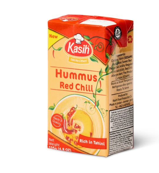 KASIH HUMMUS RED CHILI 135G